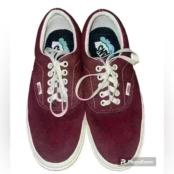 Vans Shoes - Maroon suede vans